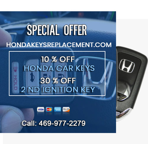 Honda Car Key Special Offer